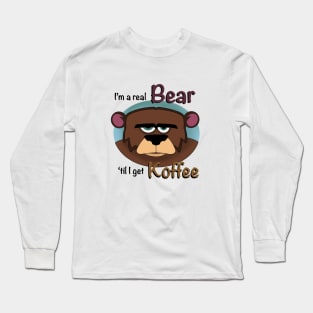 Koffee Bear Long Sleeve T-Shirt